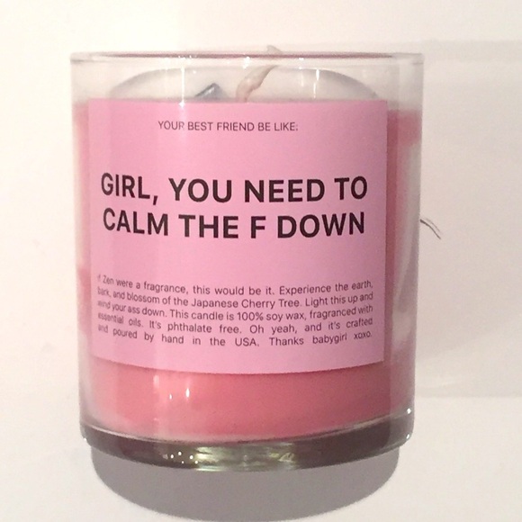 Girl You Need to Calm Down Candle - Picture 1 of 4